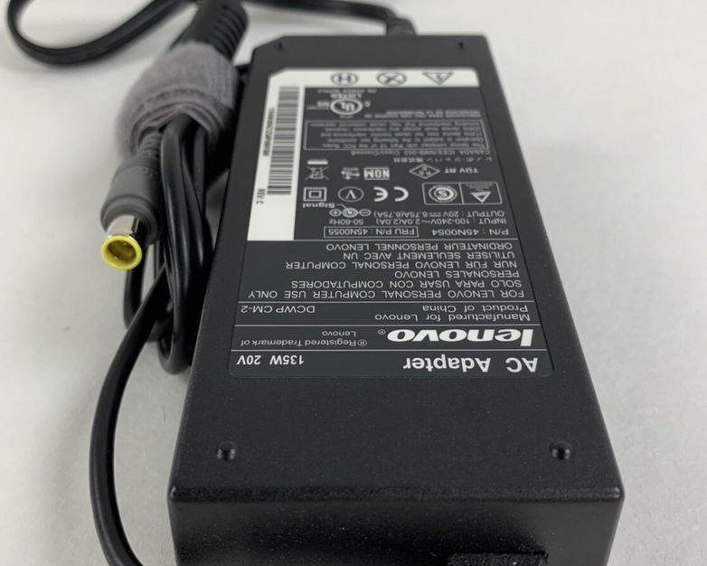 Lenovo 45N0054 AC Charger Adapter 20V 6.75A 135W Lot of 2