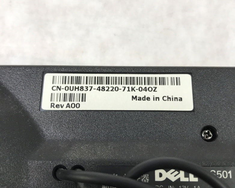 (Lot of 2) Dell UH837 Monitor Clip-On Speaker/Sound Bar Standard Audio Jack