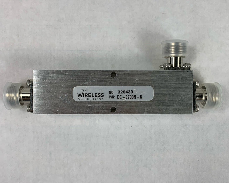 Wireless Solutions DC-2700N-6 6 dB Directional Coupler