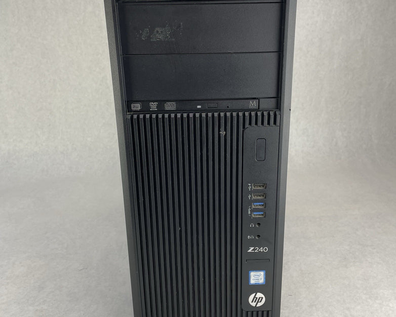 HP Z240 Workstation MT 3.40GHz Core i7-6700 16GB DDR4 DVD-RW No HDD No OS