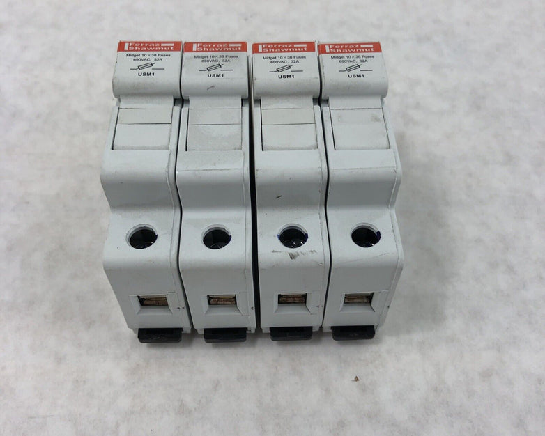 Mersen USM1 Y213944 Block 30A Midget (Lot of 4)