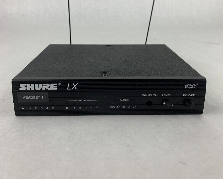 Vintage Shure LX4 Wireless Receiver Only Power Tested 2x Antenna