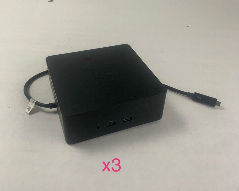 Lot of 3 Dell K16A Thunderbolt Docking Station USB-C