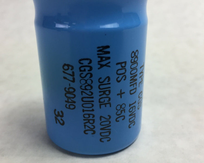Mallory 8900MFD 16VDC Capacitor CGS892U016R2C 677-9049
