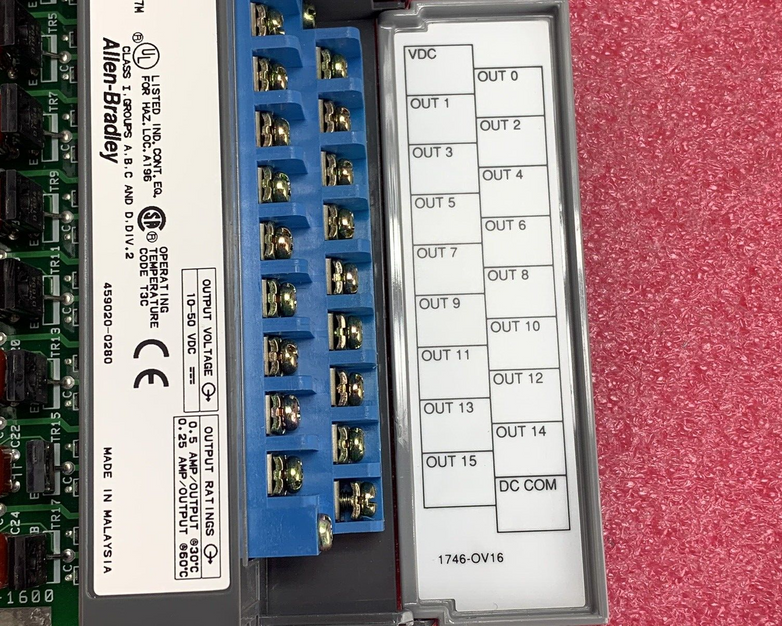 Allen-Bradly SLC 500 Output Module 1746-0V16