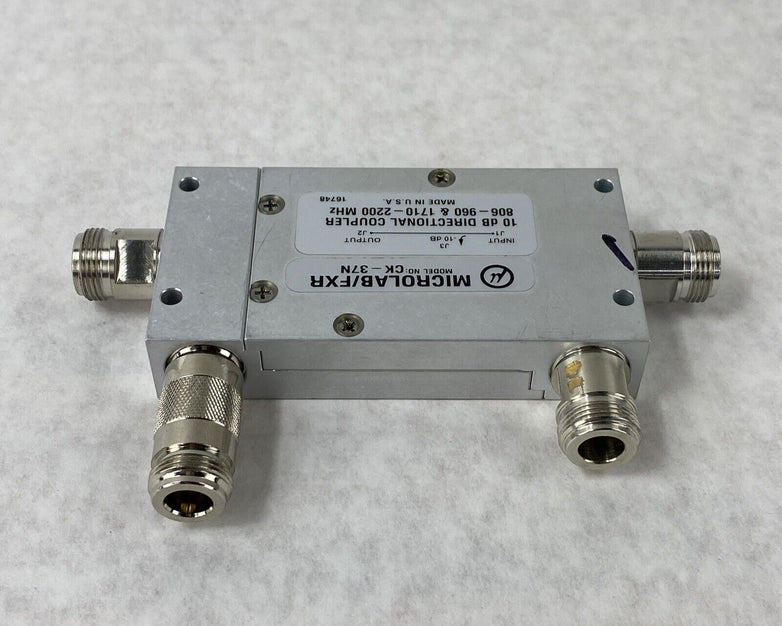 Microlab / FXR CK-37N 10 dB Directional Coupler 806-960 & 1710-2200 MHz