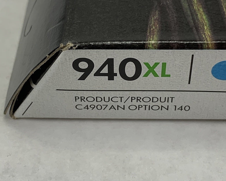 HP Officejet Pro 940XL C4907AN Cyan Ink Exp. June 2018 (Lot of 2)