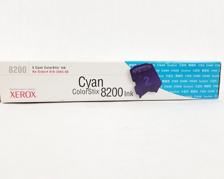 Xerox Phaser 8200 Cyan ColorStix Ink Color Printer 016-2045-00 5pk