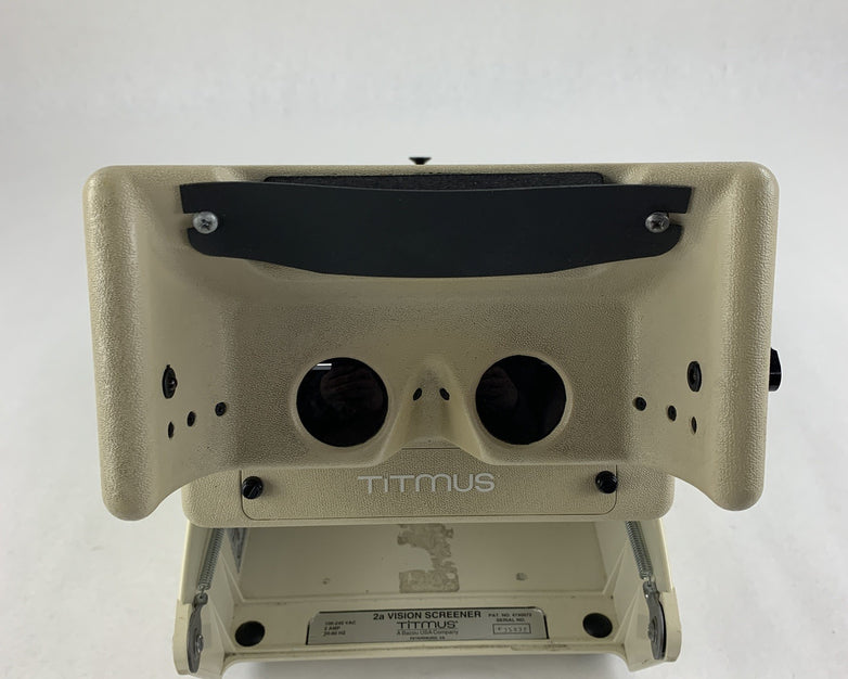 Titmus 2a Vision Screener Tester Powers on W/ Manual and Test Card