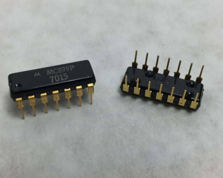 Motorola MC899P 14 Pin Gold Dip IC (Lot of 5)
