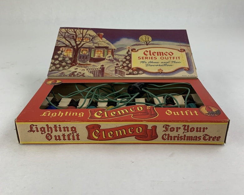 ClemCo 505 8 Bulb Lighting Outfit w/ Original Box Vintage Untested