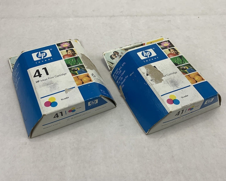 HP 51641A 41 Tri-Color Ink Cartridge Exp. 2006 (Lot of 2)