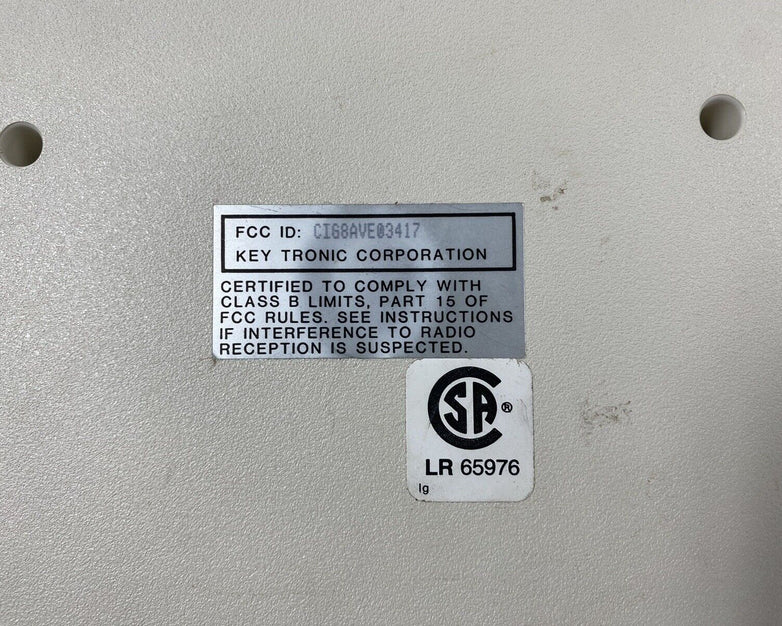 Vintage AT&T CIG8AVE03417 Enhanced Keyboard Key Tronic Untested