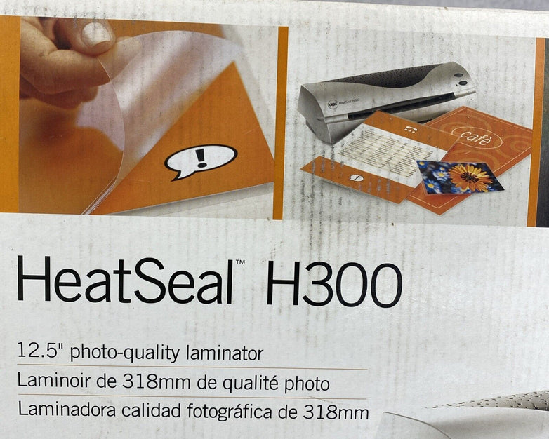 GBC Heat Seal H300 Professional Quality Pouch Laminator 12.5" Sealer