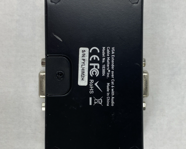 Cable Matters Model 103004 VGA Extender Over Cat6 With Audio Sender Only