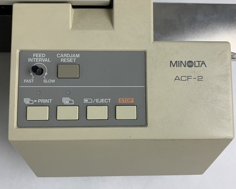 Minolta ACF-2 Microform Scanner Roll Film Carrier W/ Lens for Minolta RP 609Z