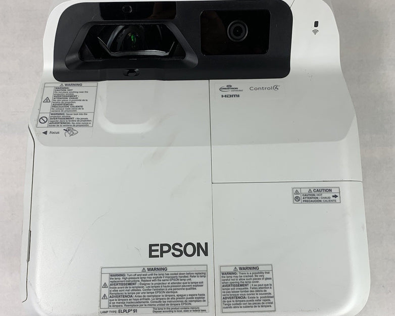 Epson H741A BrightLink 685Wi LCD Projector 4617 Lamp Hours