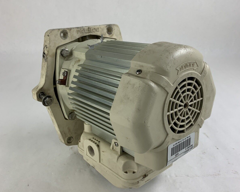 Electric Pump Motor 208-230/460VAC 3Ph 3450RPM Frame 56Y for Parts and Repair