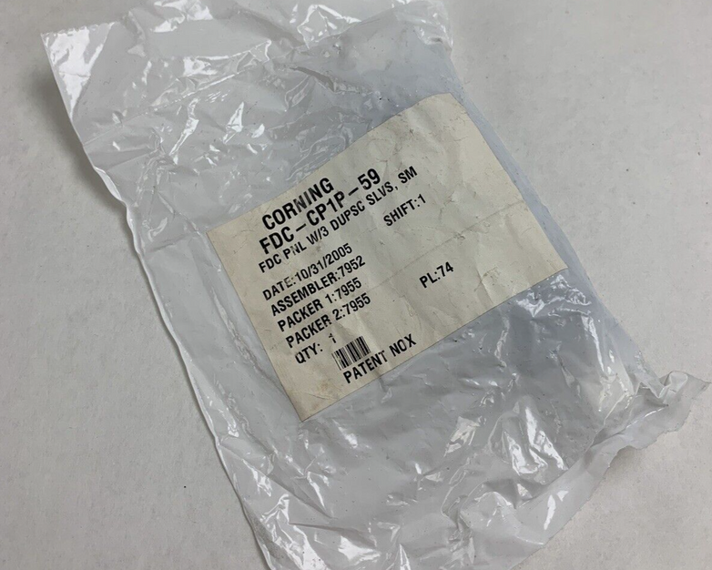 Corning FDC-CP1P-59 FDC PNL W/3 Duplex SC SLVS