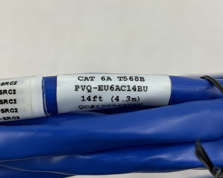 Panduit PVQ-EU6AC14BU 14ft CAT 6A Patch Cable