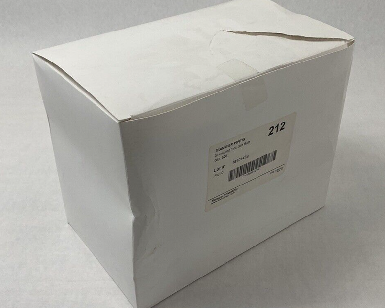 Transfer Pipets Graduated 1 mL Small Bulb 500 Pack