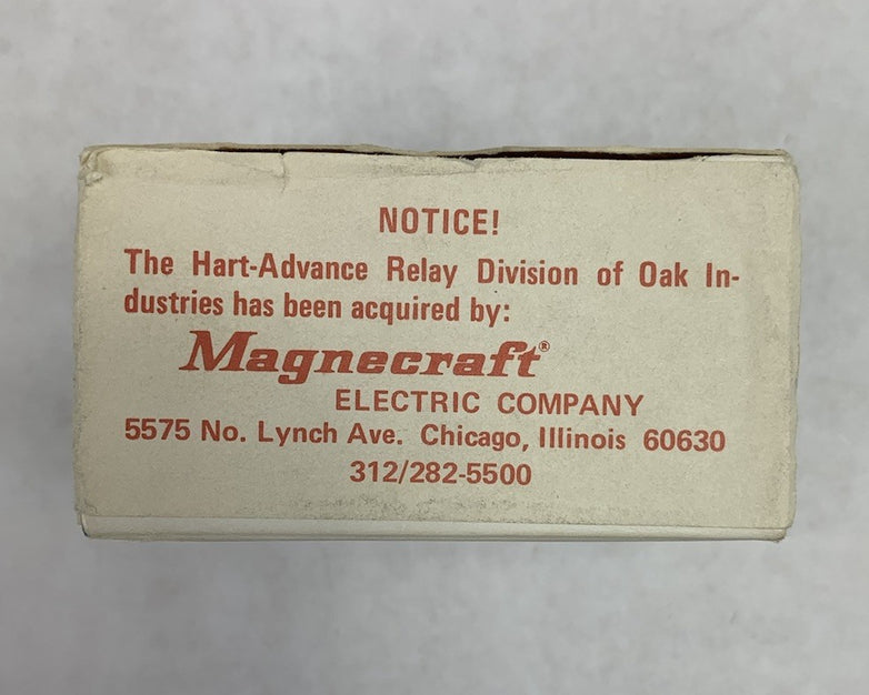 Hart-Advance 12 AC 1152C10 Relays and Solenoids