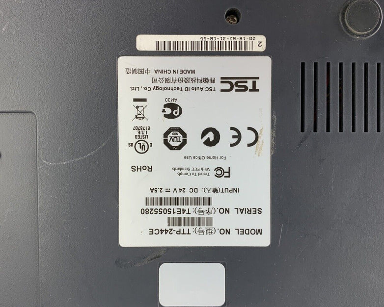 TSC TTP-244CE Thermal Transfer Label Barcode Printer No Power Parts and Repair