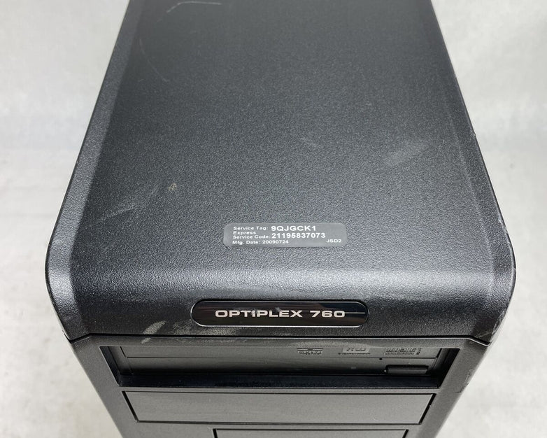 Dell Optiplex 760 MT Intel E7400 2.79GHz 2GB RAM No HDD No OS