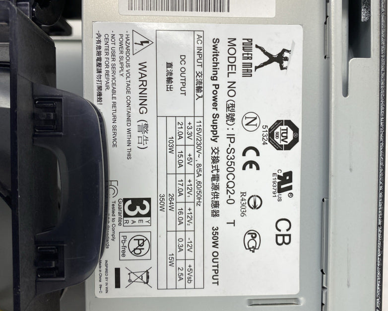 Unbranded Mid ATX Computer Case with 350W Power Supply