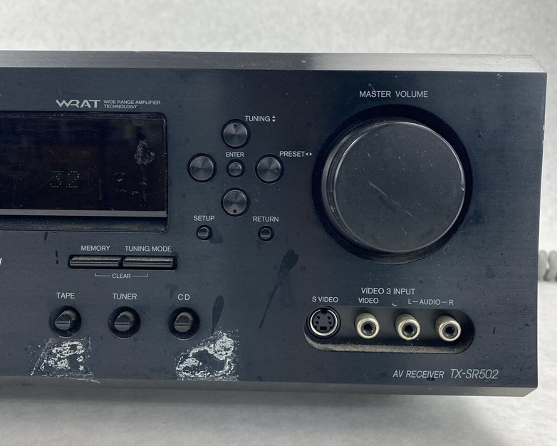 Onkyo TX-SR502 Home Theatre AV Receiver FOR PARTS SPARES REPAIRS NO SOUND