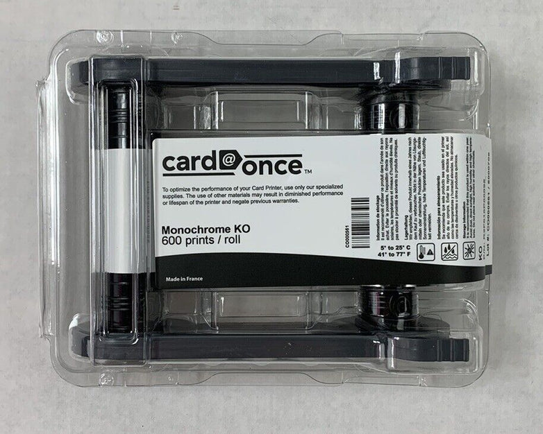 Card@Once R2F010P00095 Monochrome KO 600 Prints / Roll Ribbon Cartridge