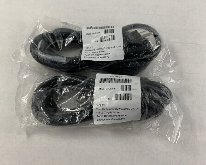 Volex Power Cord 72-0770-01 Lot of 2