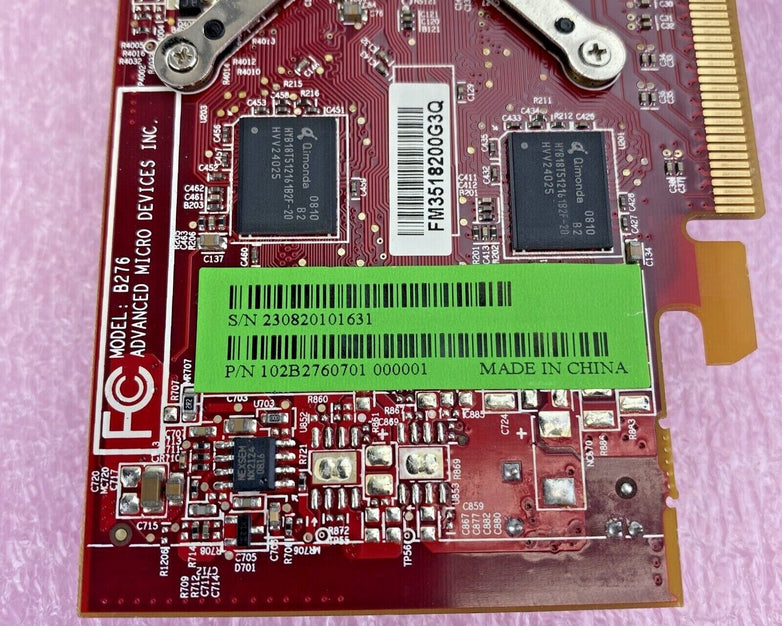ATI Radeon HD2400XT 256MB PCIe DMS-59 Graphics Card GPU 0FM351 (Lot of 2)