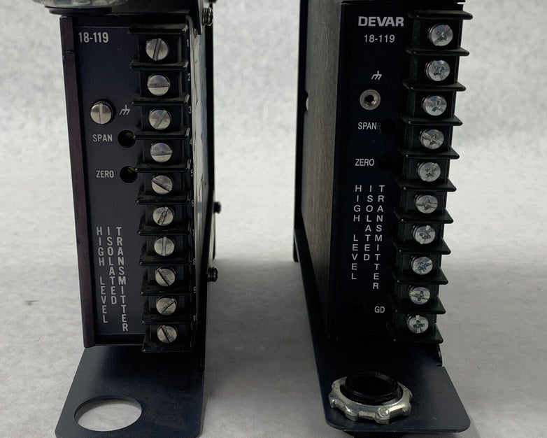 DEVAR 18-119 High Level Isolated Transmitter 10/50 MA Lot of 2
