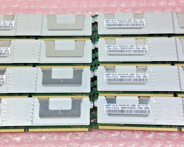 Samsung 16GB (8x2GB) M395T5750EZ4 2Rx4 PC2-5300F 667MHz Server Memory RAM