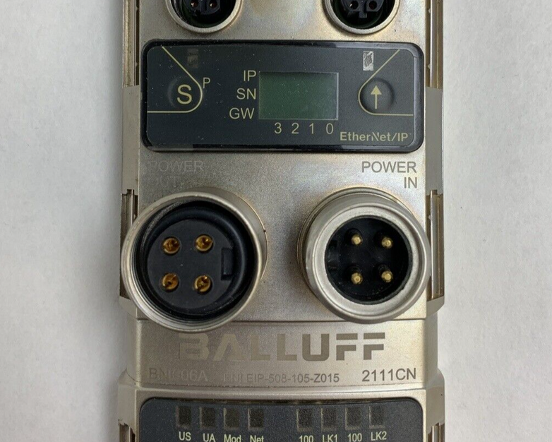 Balluff BN1006A Distribution Box 8-In/8-Out M12 Ports BNI EIP-50 Untested