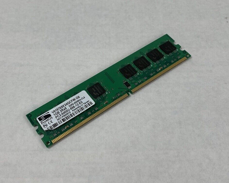 ProMOS 512MB 1Rx8 DDR2-800 PC2-6400 240pin DIMM V916764K24QCFW-G6 (Lot of 6)