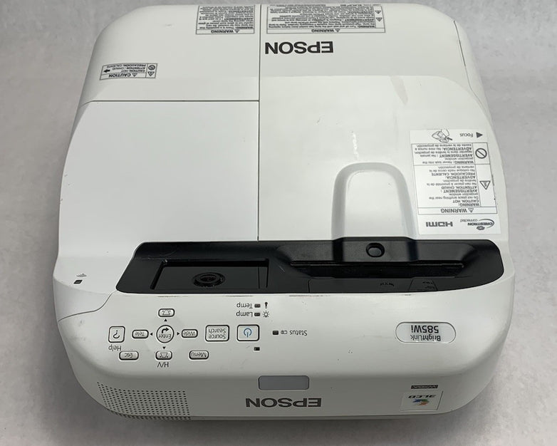 Epson H600A BrightLink 585Wi LCD Projector 947 Lamp Hours