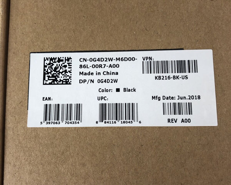 Dell Wired Keyboard KB216 G4D2W (Lot of 3)