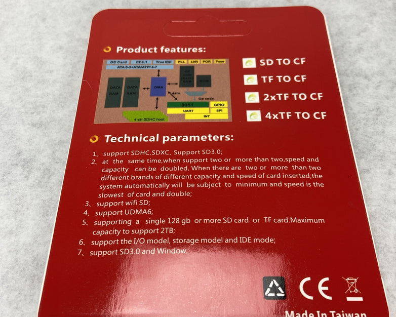 Extreme CF Adapter Type 1 Wifi SD - Lot of 5 NEW