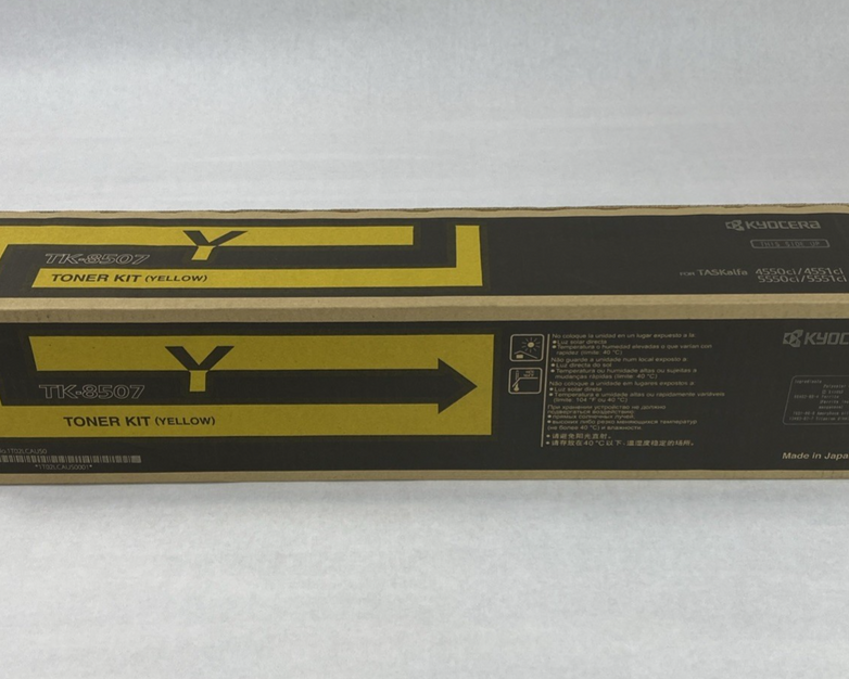 Kyocera TK-8507Y Yellow Toner Cartridge OEM Sealed