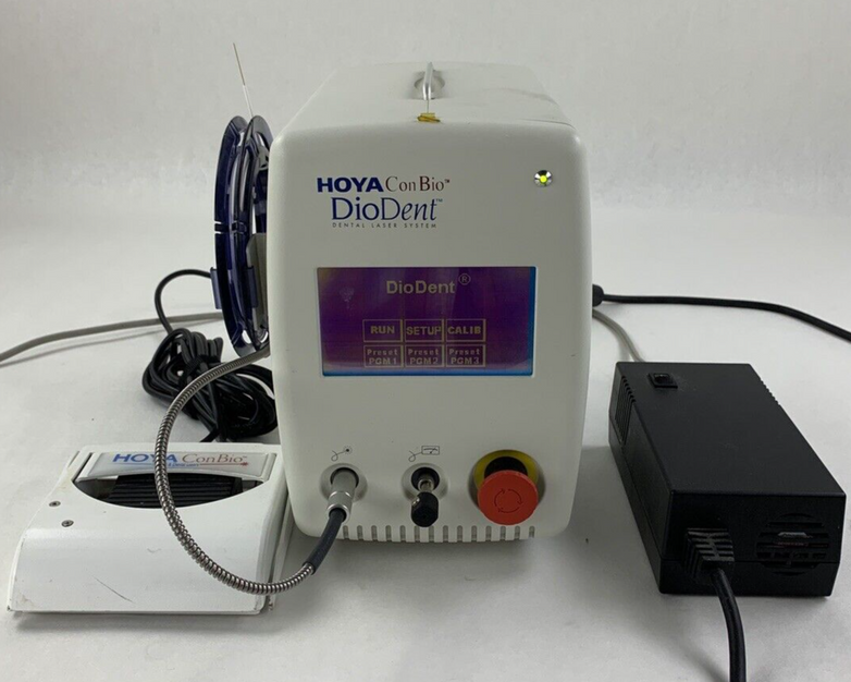 Hoya ConBio DioDent laser Unit Oral Tissue Ablation System W/ Power Supply