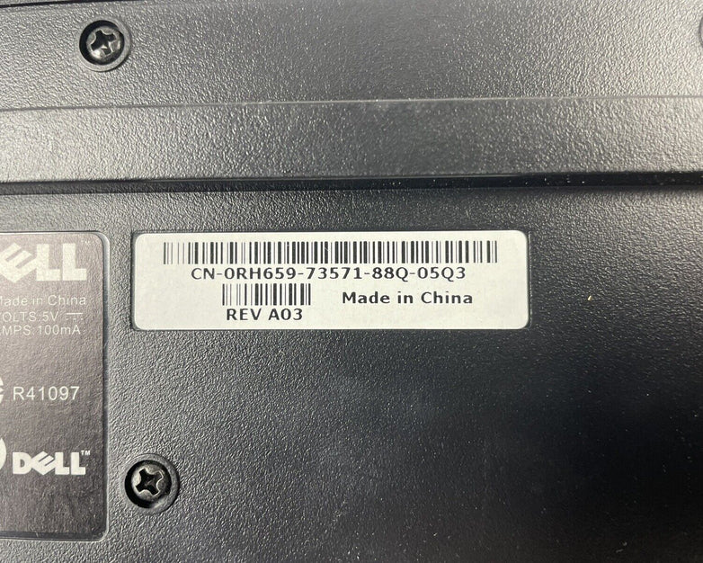 Dell L100 Keyboard U011 with USB Cable Lot of 4
