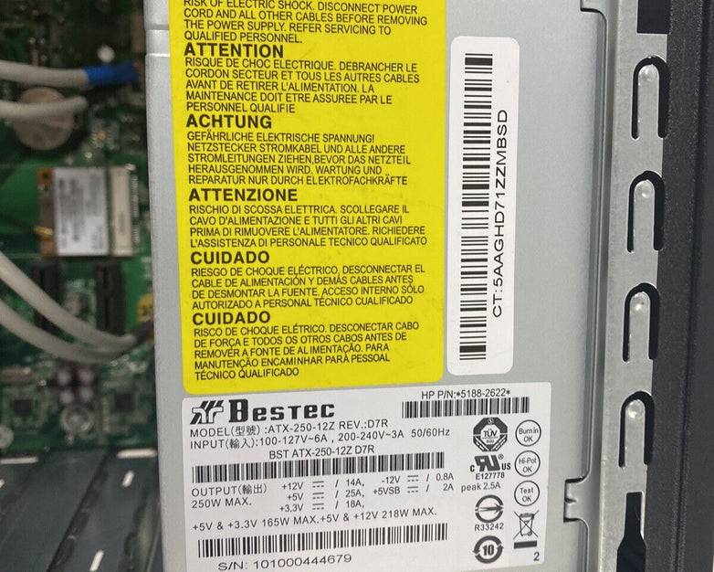HP Pavilion P6720F MT Phenom II X4 890T 2.90GHz 4GB RAM No HDD No OS