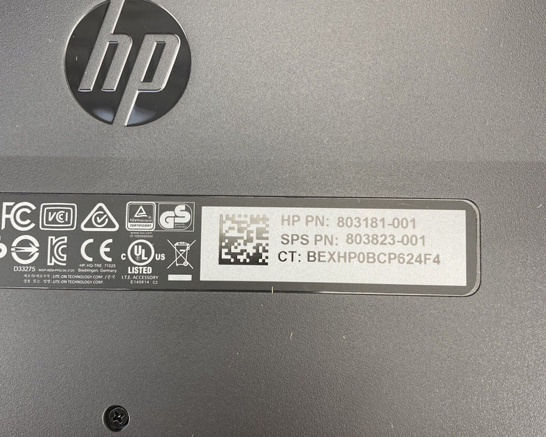 New HP 803181-001 USB Slim SK-2120 Keyboard 105key w/ Multimedia Black NIB