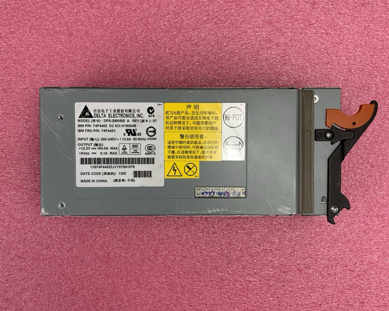 Delta Electronics DPS-2000BB A Rev S7 74P4452 2000W Power Supply