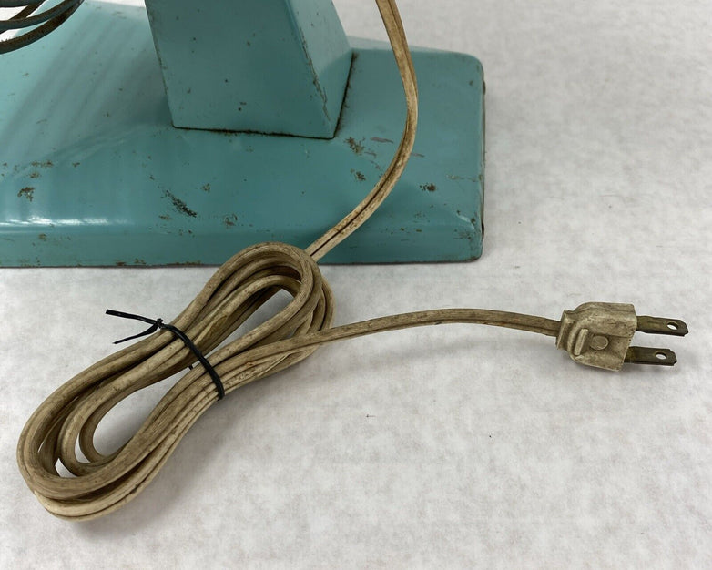 Vintage Superior Electric 1000 Teal Table Fan Base No 1047