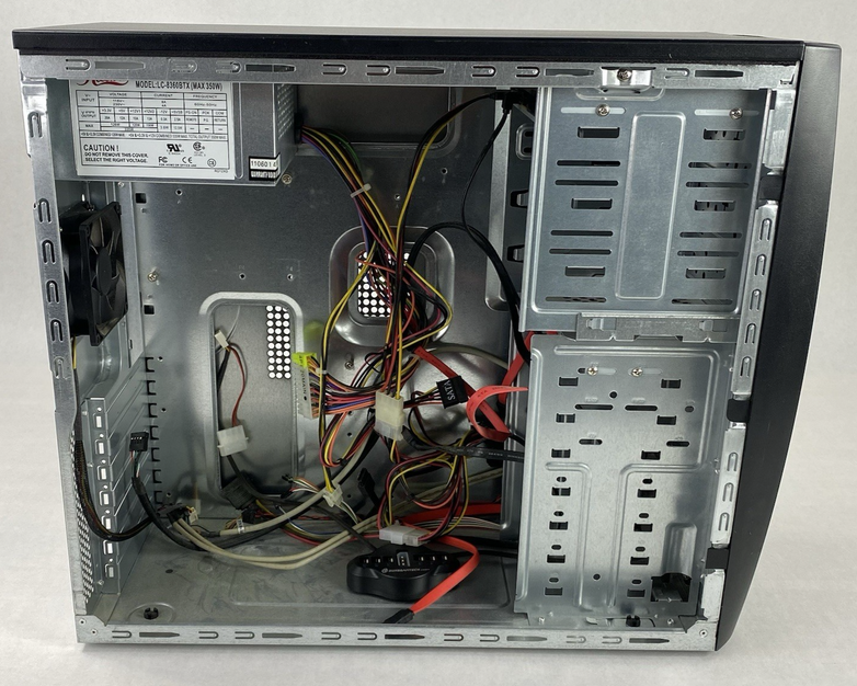 Rosewill R103A Black Steel ATX Mid Tower Computer Case with 350W Power Supply