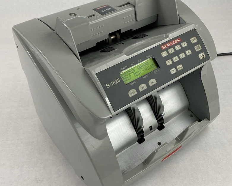 Semacon S-1625 Premium Bank Grade Currency Counter - Parts or Repair