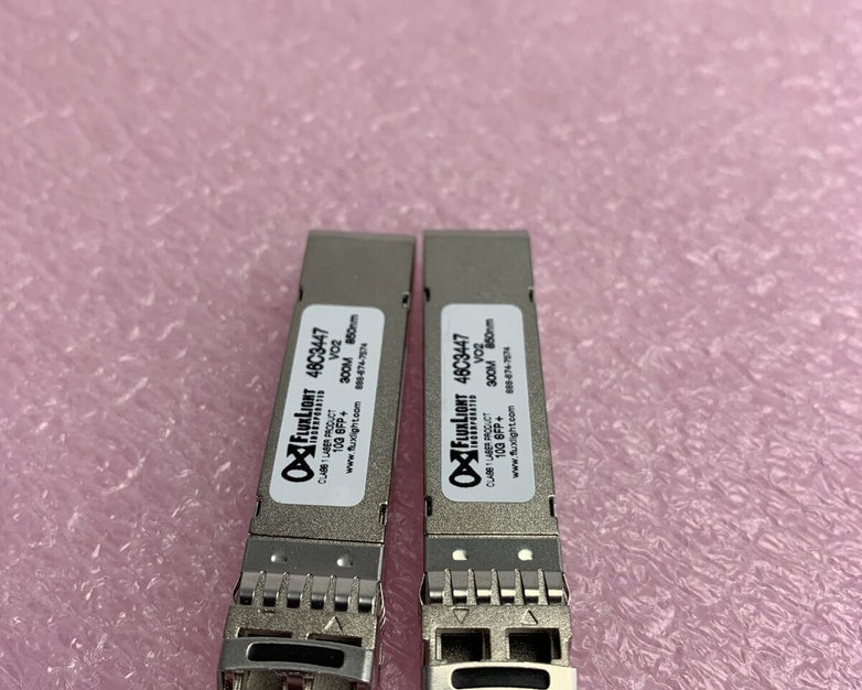 Fluxlight 46C3447 10G SFP+ Transceiver Lot of 2